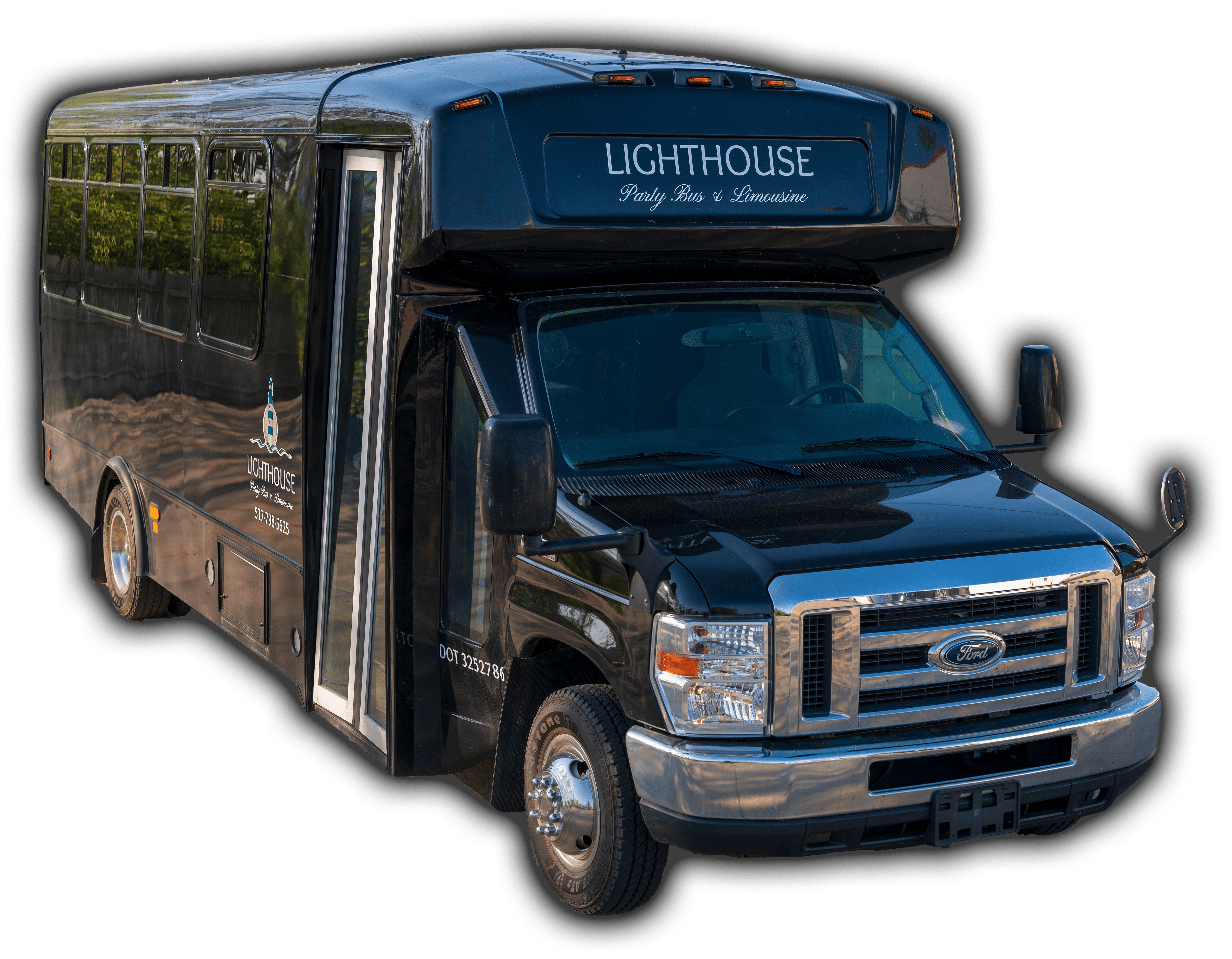 Belle Isle Limo Bus in Michigan - Lighthouse Limousine
